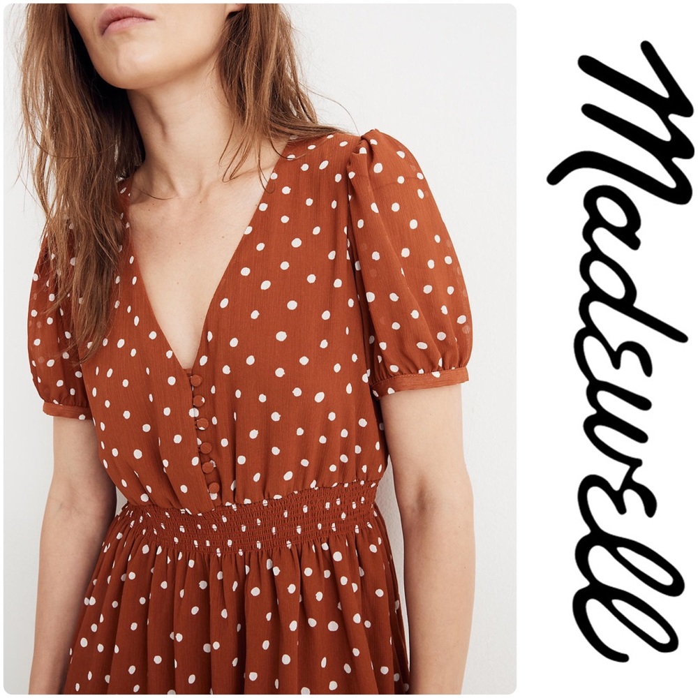 Madewell Smocked-Waist Mini Dress - Picture 4 of 6